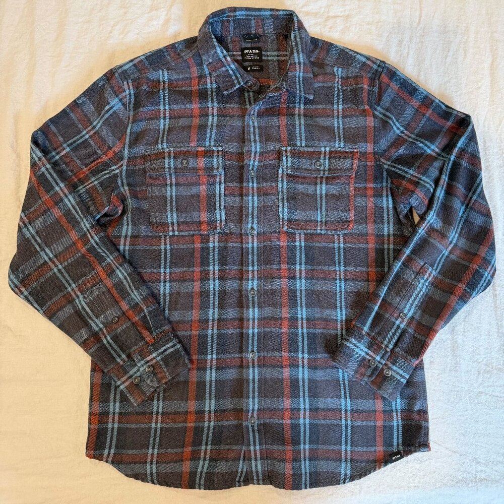 Prana Men's Medium - Westbrook Flannel Shirt